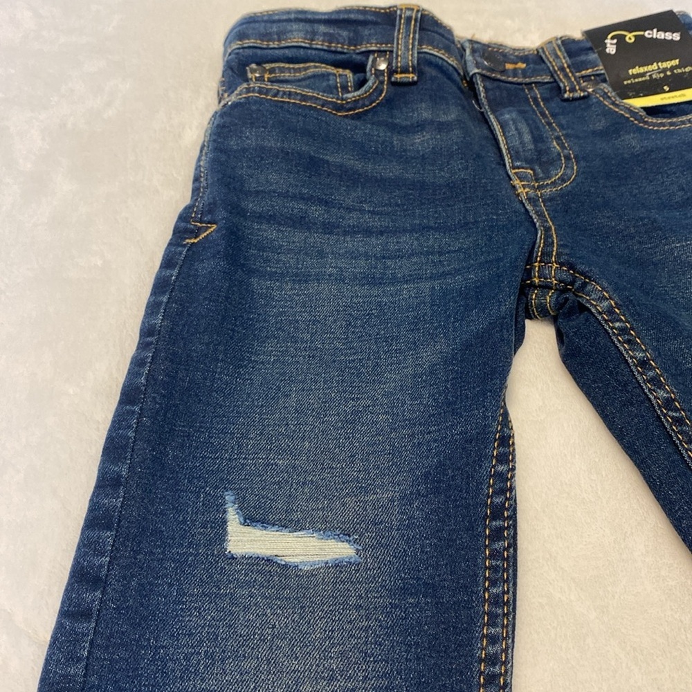 Art class boys relaxed taper denim blue  jeans size 5​ NWT - Picture 3 of 6